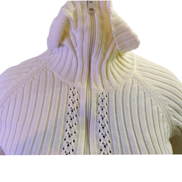 Jacob connecxion knit zip sweater size L - Picture 3 of 4